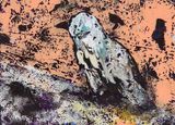 Oiseau laisse pour trace n122 22 by Clement Denis contemporary artwork works on paper