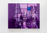 Purple blur by Mark Whalen contemporary artwork painting