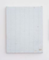 Endnote oblique pink blue pale by Ian Kiaer contemporary artwork painting