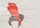 From the Dead Reckoning to Her Folds series by Iz Oztat contemporary artwork painting works on paper
