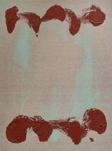 Mahk Red 1 by Byoung Cho contemporary artwork painting