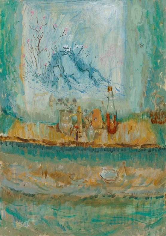 Old cherry blossom by Sebastian Espejo contemporary artwork Painting