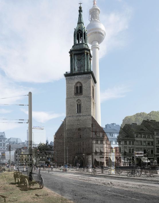 Marienkirche Berlin 18852023 by Michael Wesely contemporary artwork Photography