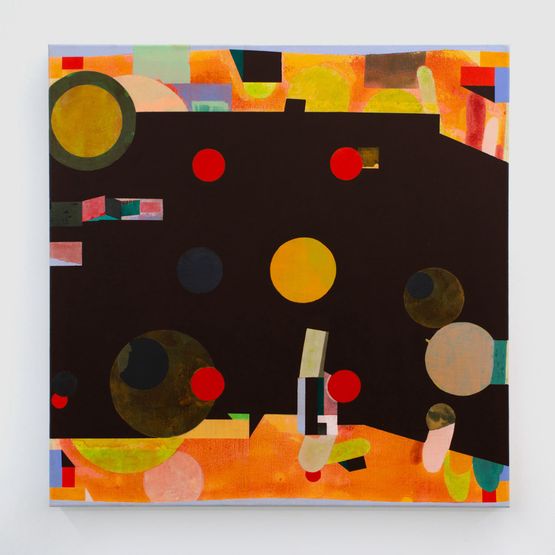 False gods by Denys Watkins contemporary artwork Painting