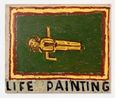 Magnet Girl Life Painting by Rose Wylie contemporary artwork Painting