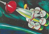 Ships in doubt pursuits politics and the promise of outer space 5 by Sahil Naik contemporary artwork painting