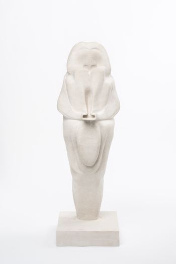 Venus of Frasassi A 10-year-old female human has ingested a rabbits brain by Marguerite Humeau contemporary artwork sculpture