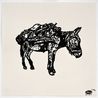 A Donkey in My Studio 11 by Sadik Kwaish Alfraji contemporary artwork Painting