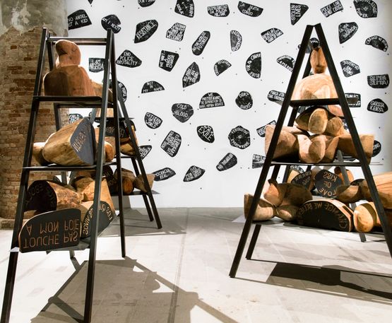 Urban Requiem by Barthelemy Toguo contemporary artwork Installation