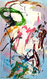 When He Was Writing the Song No.1 by Xiyao Wang contemporary artwork painting drawing