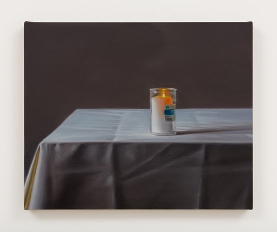 Tall Rambue Yarhzeit Candle 6 by Robert Russell contemporary artwork Painting