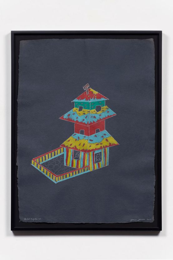 Pagoda 2 by Joan Jonas contemporary artwork Painting