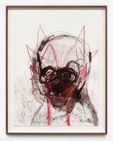 Untitled by Huma Bhabha contemporary artwork works on paper drawing