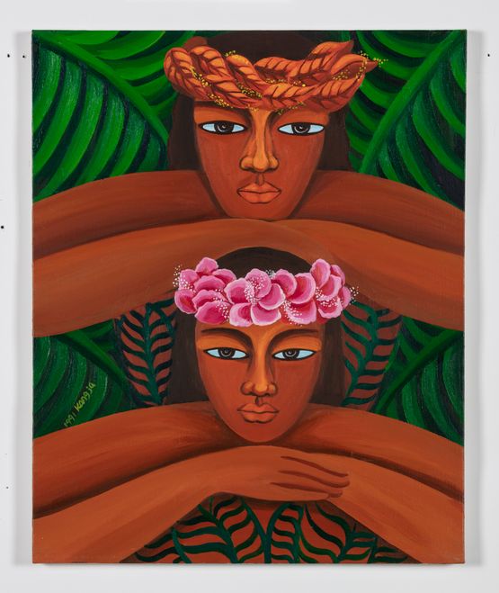 The Dancing Polynesian Samoa by Jung Kangja contemporary artwork Painting