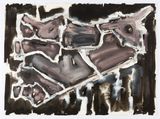 Cage Syria map variations by Fiona Hall contemporary artwork works on paper