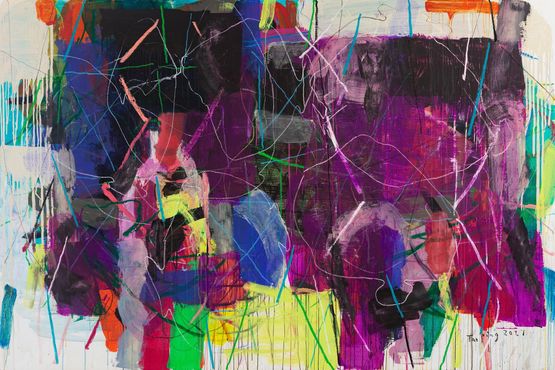 Unable to Shear by Tan Ping contemporary artwork Painting