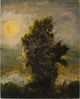 Sentinel Yew by Georg Wilson contemporary artwork painting