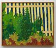 Cemetery Fence by Lynne Drexler contemporary artwork Painting