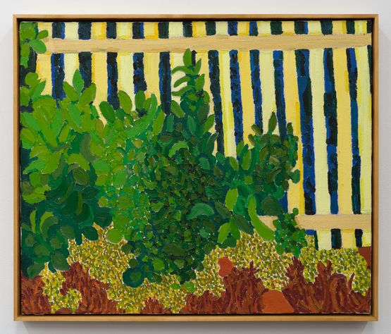 Cemetery Fence by Lynne Drexler contemporary artwork Painting