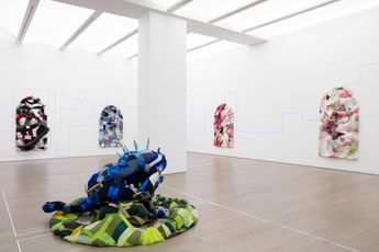 Contemporary art exhibition Trevon Latin TOY-MAKER  BIG BLU  THE WEEPING WALLS  at Perrotin New York United States