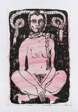 Untitled no. 9 by Elizabeth Malaska contemporary artwork painting works on paper
