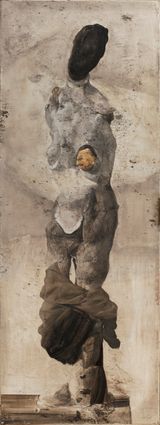 Pentesilea by Nicola Samori contemporary artwork painting mixed media