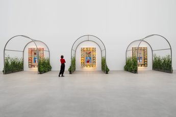 Contemporary art exhibition Alvaro Barrington They Got Time YOU BELONG TO THE CITY at Thaddaeus Ropac Paris Pantin France