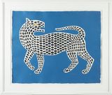 Leopard by Victor Vasarely contemporary artwork print