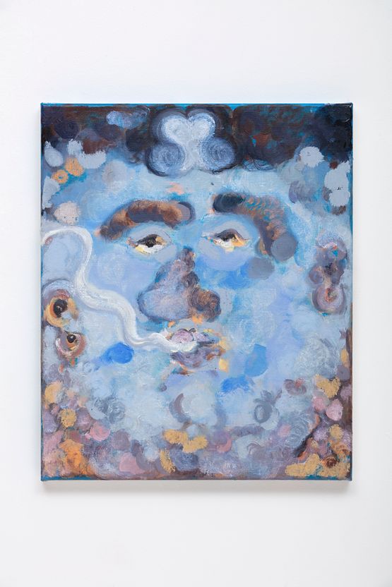 Slow Burn by Allan Gandhi contemporary artwork Painting