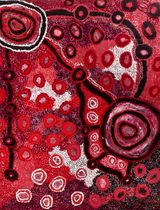 67-26UA by Myra Kumantjara contemporary artwork painting