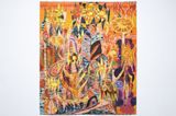 Girasoles by Yann Gerstberger contemporary artwork textile works on paper