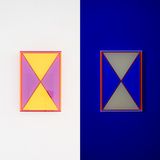 colormirror cape luminescent blue orange brussels by Regine Schumann contemporary artwork sculpture