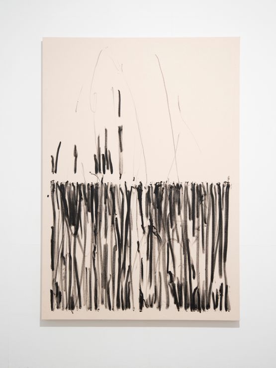 Las Tachaduras de una Primavera de Madrid V by Joel Andrianomearisoa contemporary artwork Drawing