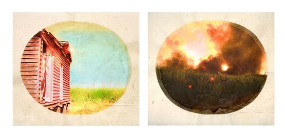 Plantation Diptych No. 2 by Tracey Moffatt contemporary artwork Works on Paper