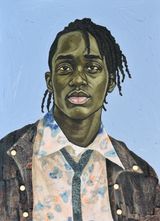 SILENT GAZE II by James Mishio contemporary artwork painting