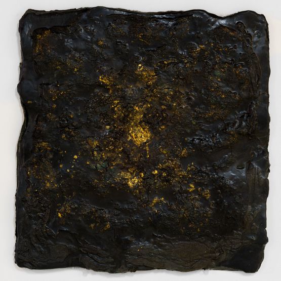 wax tablet green by Kirtika Kain contemporary artwork Sculpture