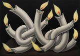 Candlelight by Zhou Song contemporary artwork painting