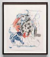 The Artist by Uri Aran contemporary artwork drawing painting works on paper