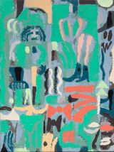 Room country III by Jozsef Csato contemporary artwork painting