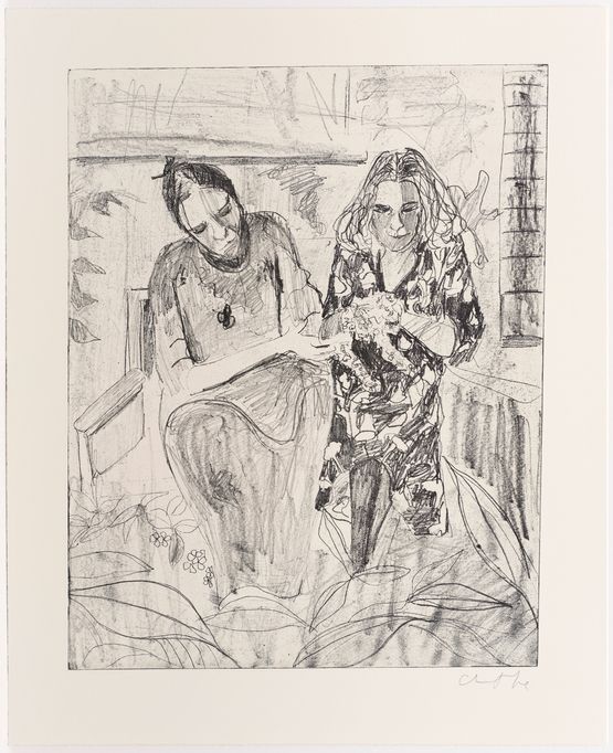 The Front Garden My dearest dust by Chantal Joffe contemporary artwork Print