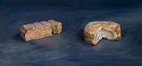 Romadur and Epoisses Affine on Blue Grey by Christian Furr contemporary artwork painting
