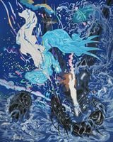 White Hero by Amano Yoshitaka contemporary artwork painting