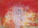 Circuit head with symbols by Yi Kai contemporary artwork painting