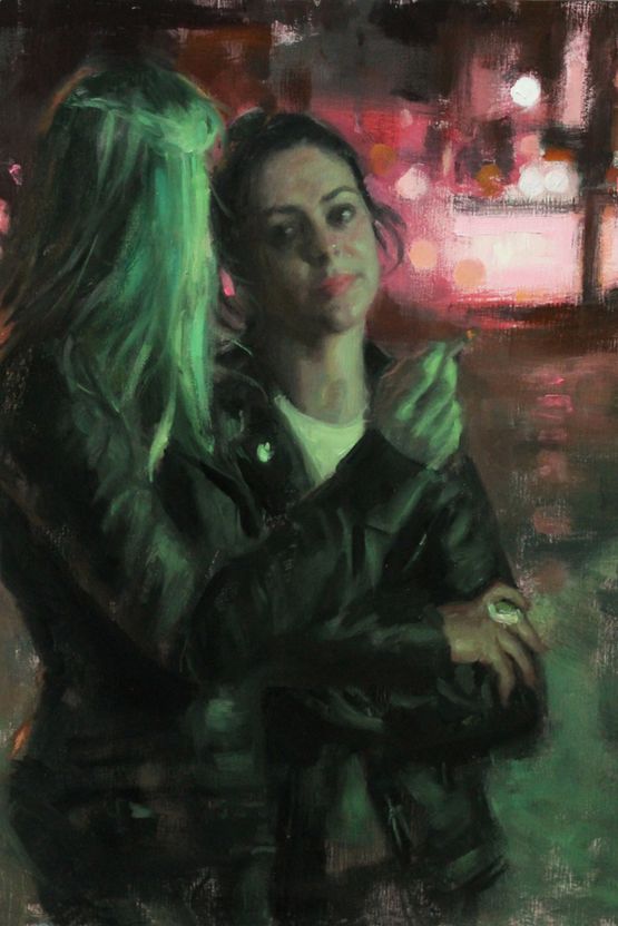 Green Streets by Aldo Balding contemporary artwork Painting