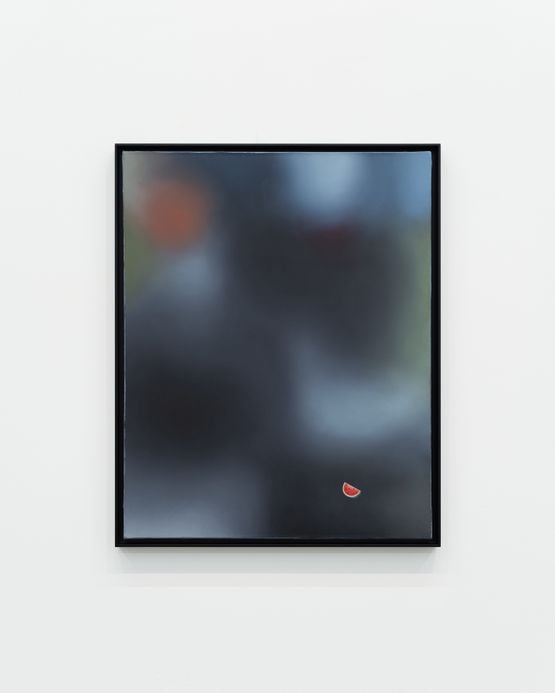 Collage Fragment_in Blur BLACK GRAY RED BLUE GREEN Police by Kahlil Robert Irving contemporary artwork Painting