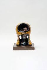 Helmet Head by Osang Gwon contemporary artwork print mixed media