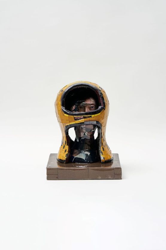 Helmet Head by Osang Gwon contemporary artwork Print