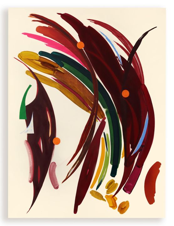 Lecorce by Elke Foltz contemporary artwork Painting