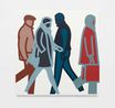 Knokke 5. by Julian Opie contemporary artwork Painting