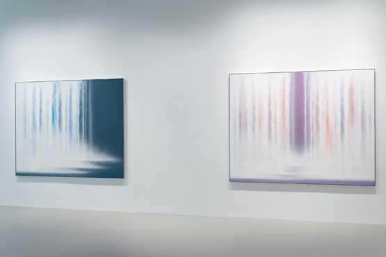 Waterfall on Colors, 2021 by Hiroshi Senju, Pigments on